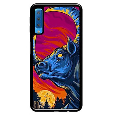 Ốp in cho Samsung Galaxy A70 Trâu Xanh - Hàng chính hãng