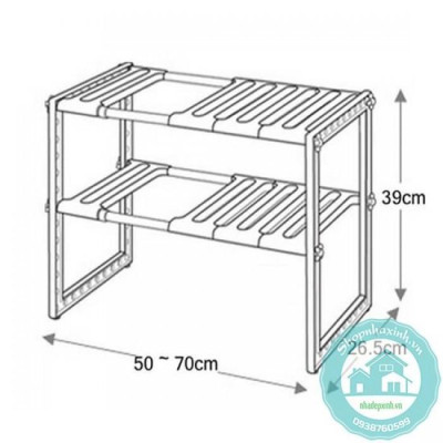 Sỉ KỆ ĐỂ XOONG NỒI GẦM BẾP THÔNG MINH TIỆN LỢI 
