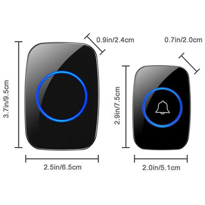 Chuônjg Cửa Không Dây Loại Xịn – Khoảng Cách Kết Nối Lên Tới 300M, Chống Nước, đèn ốp trần
