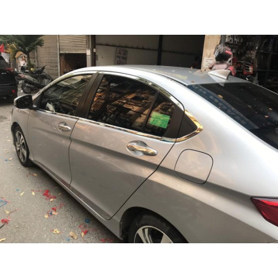 Bộ ốp, nẹp viền cong kính Honda City 2015-2020