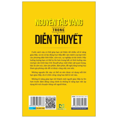 Sách: Nguyên Tắc Vàng Trong Diễn Thuyết