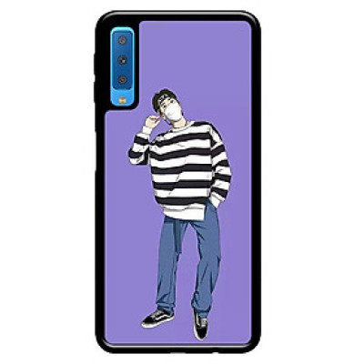 Ốp in cho Samsung Galaxy A70 Boy Trắng Đen - Hàng chính hãng