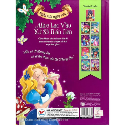 Sách - Truyện Song Ngữ Anh Việt - Ngày Xửa Ngày Xưa - Alice Lạc Vào Xứ Sở Thần Tiên - Tân Việt Books