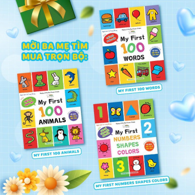 Sách - My First 100 Words - Sách Từ Vựng Đầu Đời Cho Bé - Megabook