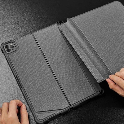 Bao da bàn phím Wiwu Mag touch kèm TrackPad cho iPad A16 . Air M3 11 inch , Pro M4 , Air 6 M2 11 Gen 10 ,11 M1M2, Air 5 / 4 - Hàng nhập khẩu