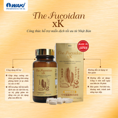 Thực phẩm bảo vệ sức khỏe THE FUCOIDAN xK (180 viên/ hộp) tặng 24 viên trị giá 704k