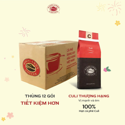 Culi Blend Cà phê rang xay Culi Highlands coffee 200g