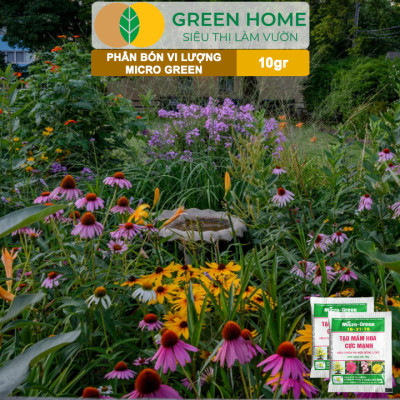 Phân Bón Ra Hoa, Greenhome, Micro Green, Gói 10gr, Tạo Mầm Hoa Cực Mạnh, Thúc Đẩy Ra Hoa Đồng Loạt, Hoa To, Lâu Tàn
