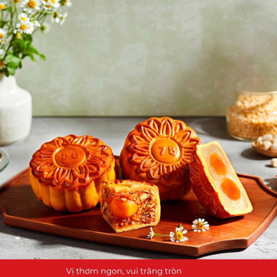 Hộp 4 Bánh Trung Thu Givral Sum Vầy 2(200gr)