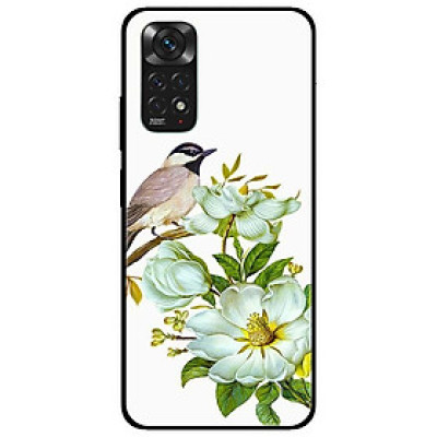 Ốp lưng dành cho Xiaomi Redmi Note 11 4G mẫu Chim Đậu Cành Hoa