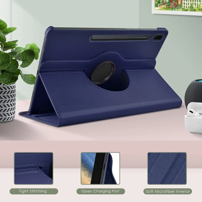 Case bao da chống sốc xoay 360 độ cho Samsung Galaxy Tab S9 / S9 Plus / S9 Ultra hiệu HOTCASE (thiết kế siêu mỏng hỗ trợ Smartsleep, gập nhiều tư thế, tản nhiệt tốt) - hàng nhập khẩu
