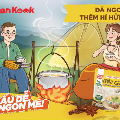 Nước Xốt (Sốt) Cô Đặc Vị Phở Gà KanKook Gói 210g Nấu/Trộn Ăn Liền Vị Hoàn Chỉnh Chuẩn Vị Phở Sài Gòn
