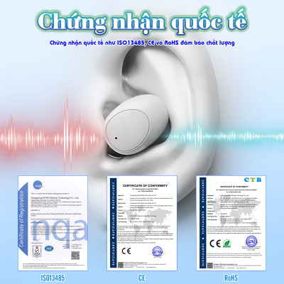 Máy trợ thính không dây Funmic EN-IA001A - Loai 1 bên tai