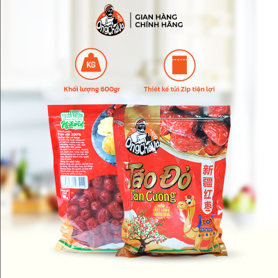 Táo Đỏ Tân Cương Thượng Hạng 600g thương hiệu Ông Chà Và – Hàng chính hãng