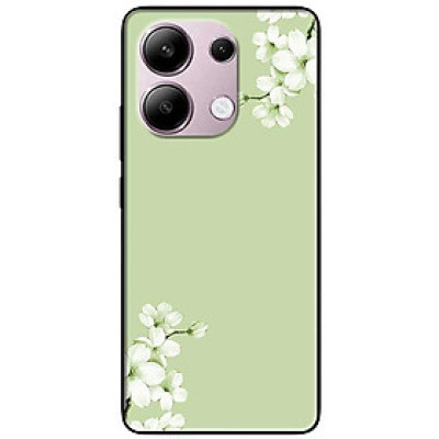Ốp lưng Redmi 9T - 13C - 13 4G - Redmi Note 13 4G - Note 13 Pro 4G - Note 13 Pro 5G - Hoa Trắng Xanh - Hàng Chính Hãng