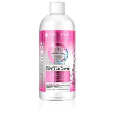 [Mua 1 tặng 1] Nước tẩy trang không cồn da cho da khô và nhạy cảm EVELINE 400ml