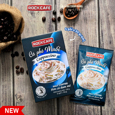 [CB] 4 HỘP CAPPUCCINO: MUỐI + TRỨNG + DỪA + SẦU RIÊNG (5 gói x 30 gram)