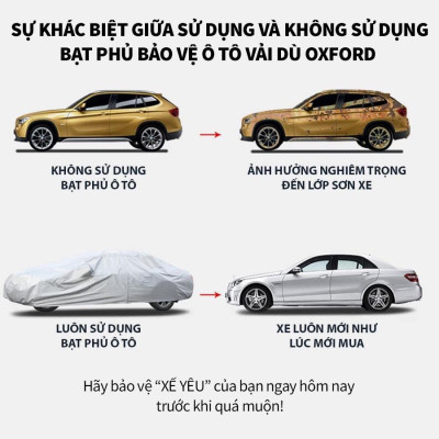 [MAZDA CX-8] Bạt phủ xe ô tô 7 chỗ cỡ to Mazda Cx8 , áo chùm phủ kín bảo vệ xe ô tô chất liệu vải dù oxford cao cấp