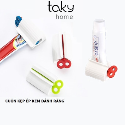 Cuộn Ép Kem Đánh Răng, Cuộn Lấy Kem Đánh Răng Tiết Kiệm và Tái Sử Dụng Gia Đình, Dễ Dạng An Toàn Khi Sử Dụng.Taky Home 5203