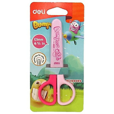 Bộ 2 Kéo Thủ Công Nhỏ 121mm - Deli 6021 - Màu Hồng