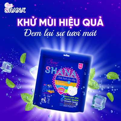 [MUA 1 TẶNG 1] Băng Vệ Sinh Quần Peppy Shana Ngày Đêm Siêu Thấm, Freesize, Chống Tràn Tối Đa