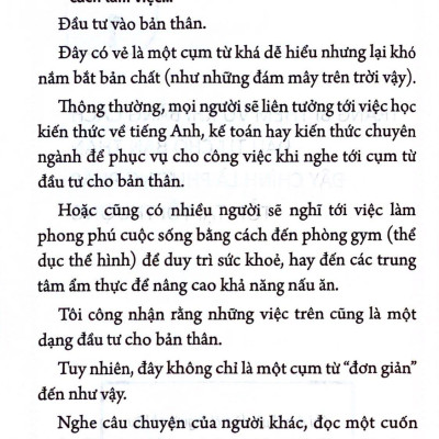Những Điều Công Ty Không Dạy Bạn - Bí Quyết Đầu Tư Cho Bản Thân - Dành Cho Người Muốn Phát Triển Thần Tốc