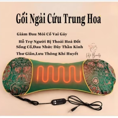GỐI NGÃI CỨU XÔNG ĐIỆN CHO GIẤC NGỦ NGON CẢI THIỆN SỨC KHỎE CHO MỌI NGƯỜI 