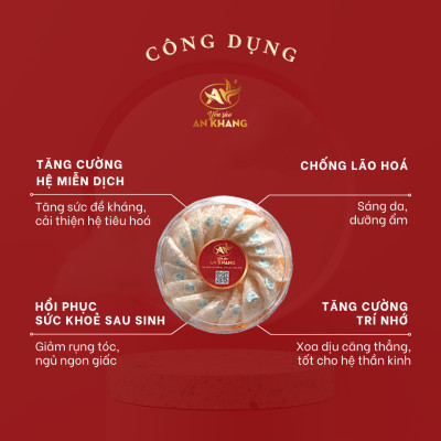Bạch Nguyên Yến - Bụng yến 100g