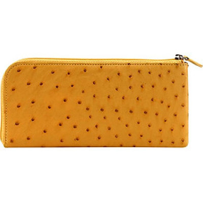 Ví Nữ Da Đà Điểu 1 Khóa Huy Hoàng HT3422 (19 x 10.5 cm) - Vàng