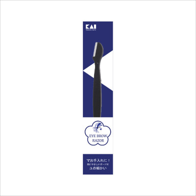 Dao Cạo Lông Mày Cán Dài Kai Groom 38531-HC1161 (Set 3 cây)
