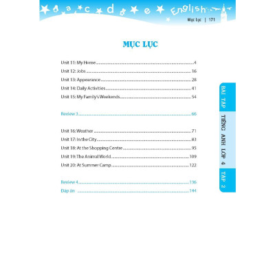 Sách - Global Sccess - Bài Tập Tiếng Anh Lớp 4 - Tập 2 - Có Đáp Án - Minh Thắng