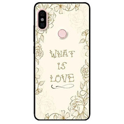 Ốp lưng in cho Xiaomi Redmi Note 6 Pro Mẫu What Is Love