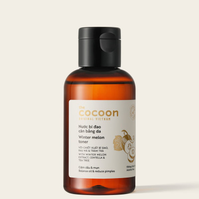 Combo Toner bí đao cân bằng da cocoon 140ml + Cà phê đắk lắk làm sạch da chết cơ thể cocoon 200ml