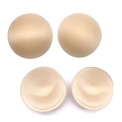 Set 2 Miếng Mút Đệm Độn Ngực Áo Bra Tập Gym,Yoga,Áo Bơi Tròn Màu Da Nâng Ngực Quyến Rũ