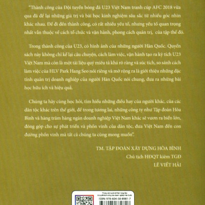 Phong Cách Quản Trị Park Hang Seo (Tái Bản 2019)